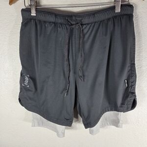 ASRV Men's Size M Gray DSG-0202 Shorts Tetra Lite Technical Sportswear